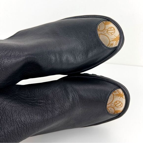 FLY London Peep Toe Wedges - Picture 6 of 12